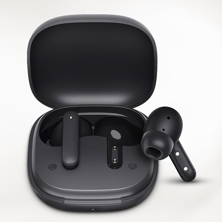 Belaidės ausinės į ausis Bluetooth 5.4 IPX4 pilkos QCY