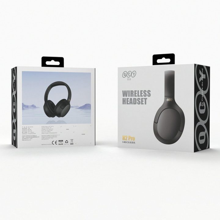 Ausinės virš ausų Bluetooth 5.3 su ENC H2 Pro baltos QCY