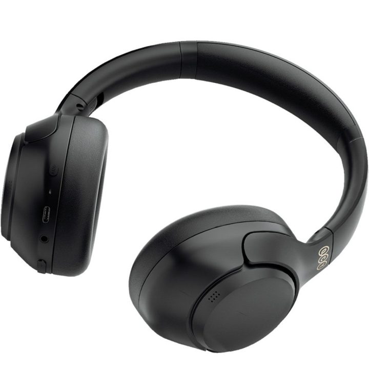 Ausinės virš ausų su ANC ir Bluetooth 5.4 QCY H3 juodos