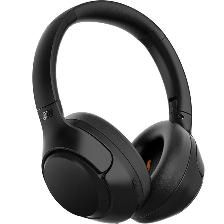 Ausinės virš ausų su ANC ir Bluetooth 5.4 QCY H3 juodos