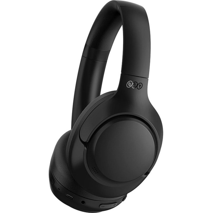 Ausinės virš ausų su ANC ir Bluetooth 5.4 QCY H3 juodos