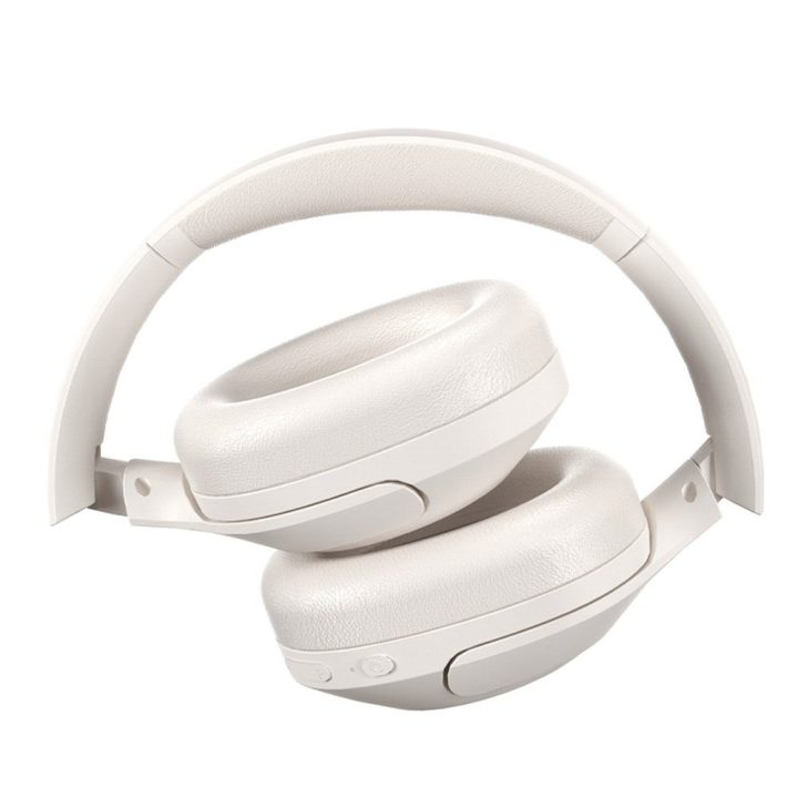 Ausinės virš ausų su ANC ir Bluetooth 5.3 QCY H3 Lite baltos