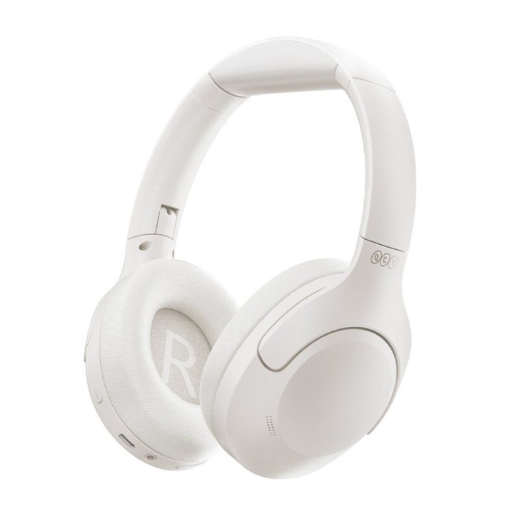 Ausinės virš ausų su ANC ir Bluetooth 5.3 QCY H3 Lite baltos