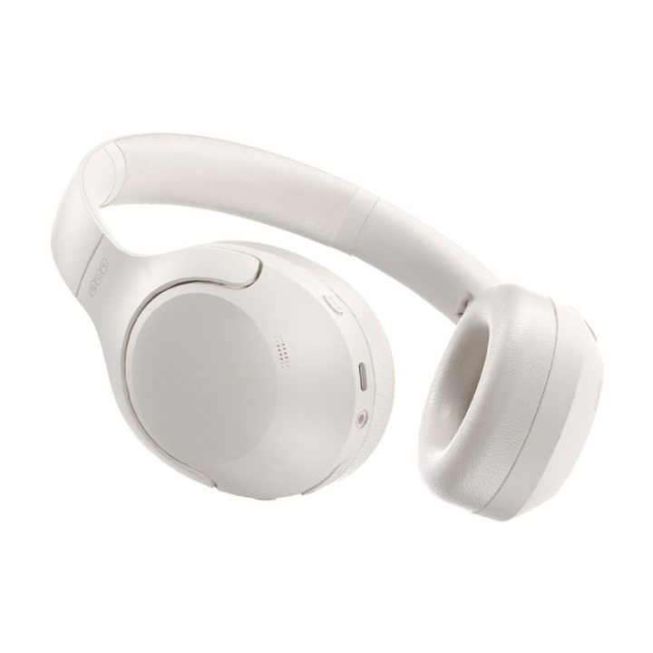Ausinės virš ausų su ANC ir Bluetooth 5.3 QCY H3 Lite baltos