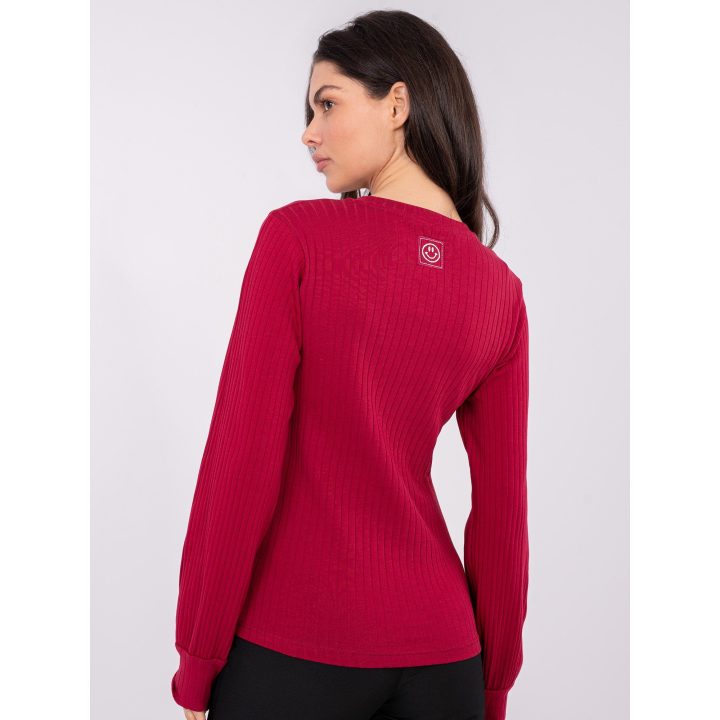 Palaidinė moteriška bordo basic stiliaus