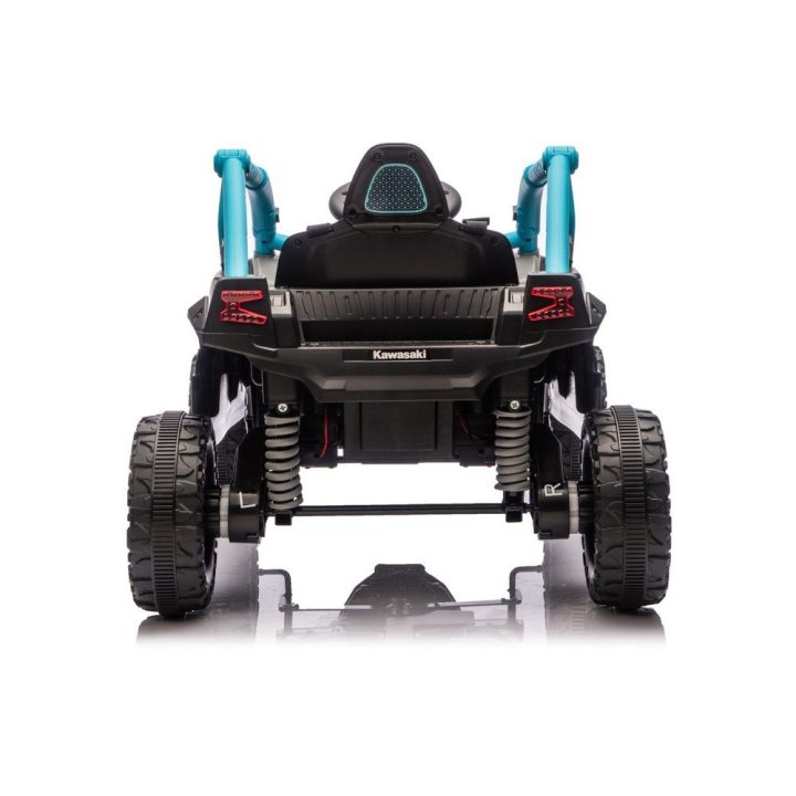 Elektrinis automobilis vaikams 24V 5Ah Kawasaki JS330 juodas ir mėlynas