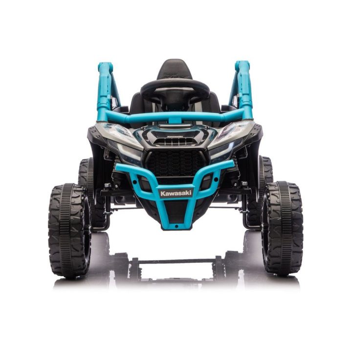 Elektrinis automobilis vaikams 24V 5Ah Kawasaki JS330 juodas ir mėlynas