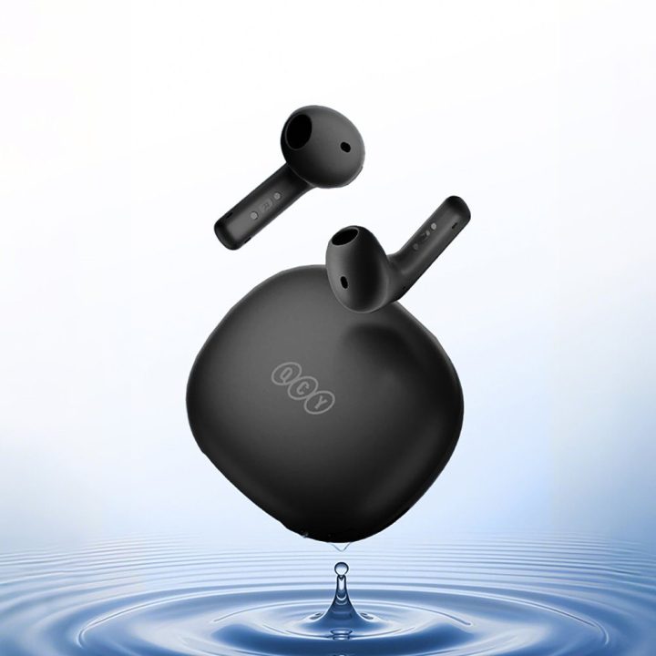 Ausinės į ausis su Bluetooth 5.4 ir LDAC QCY AilyBuds E10 juodos