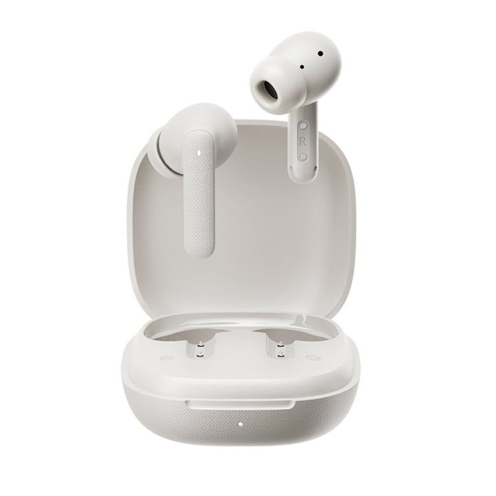 Ausinės į ausis su Bluetooth 5.4 ir ENC QCY Buds baltos