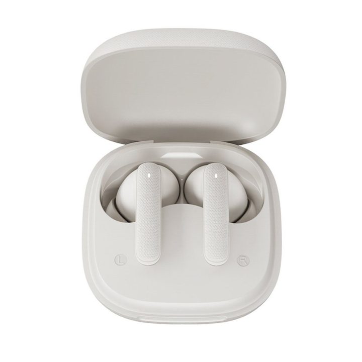 Ausinės į ausis su Bluetooth 5.4 ir ENC QCY Buds baltos