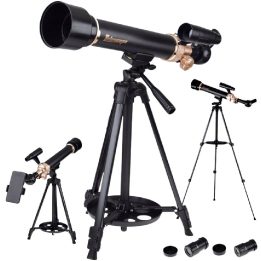 Astronominis teleskopas su trikojumi ir priedais 1.35 m edukacinis