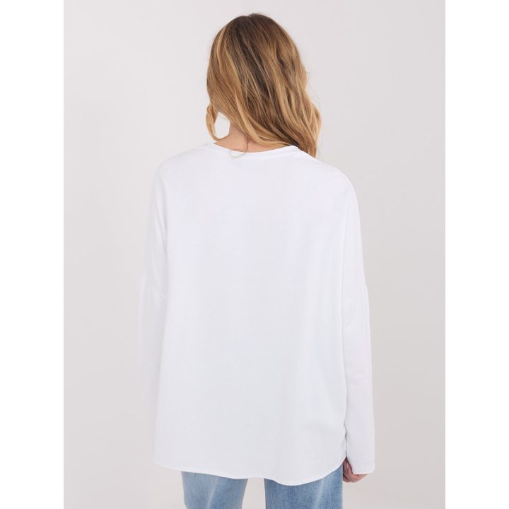 Palaidinė moteriška oversize balta