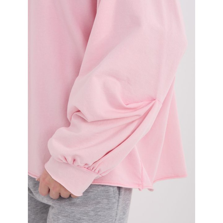 Palaidinė moteriška oversize šviesiai rožinė