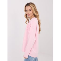 Palaidinė moteriška oversize šviesiai rožinė