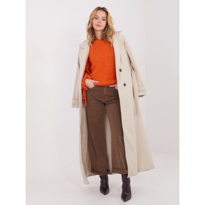 Megztinis moteriškas oversize oranžinis