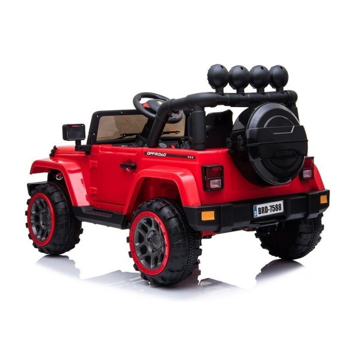 Elektrinis vaikiškas automobilis BRD-7588 raudonas