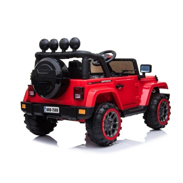 Elektrinis vaikiškas automobilis BRD-7588 raudonas