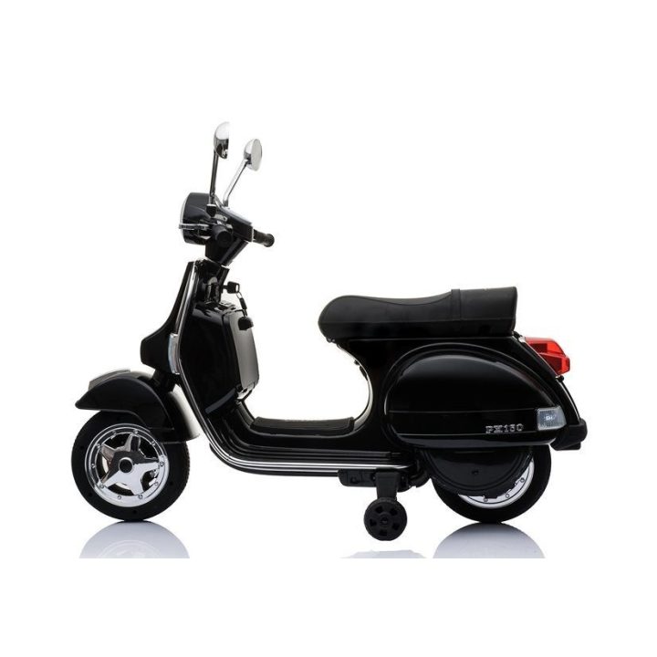 Elektrinis paspirtukas vaikams Vespa juodas