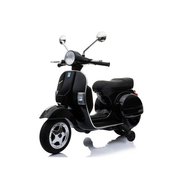 Elektrinis paspirtukas vaikams Vespa juodas