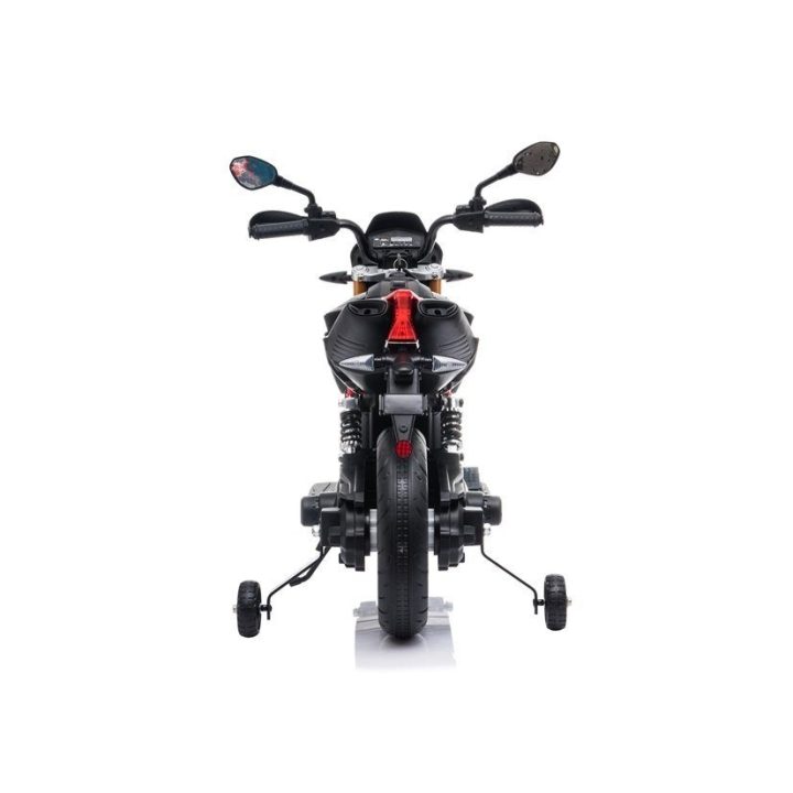 Elektrinis vaikiškas motociklas Aprilia A007 juodas