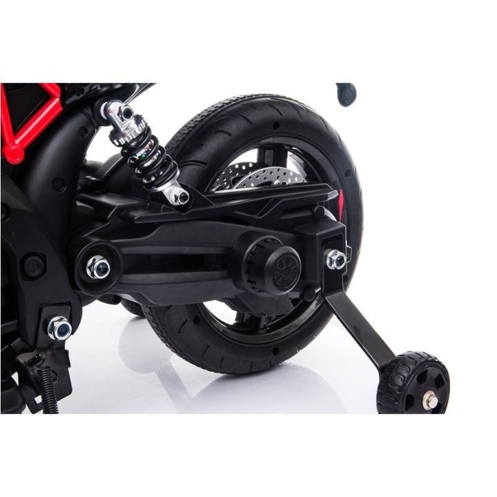 Elektrinis vaikiškas motociklas Aprilia A007 juodas