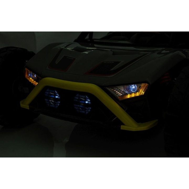 Elektrinis vaikiškas automobilis su akumuliatoriumi JS3168 pilkas