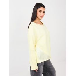 Palaidinė oversize šviesiai geltona