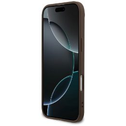 Dėklas telefonui iPhone 17 Air su MagSafe ruda Guess
