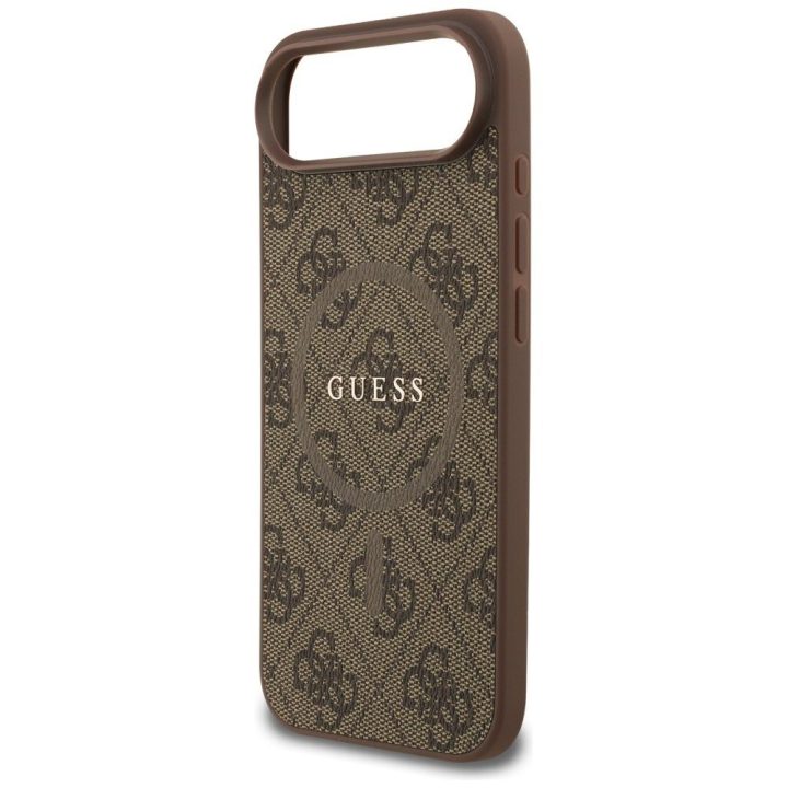 Dėklas telefonui iPhone 17 Air su MagSafe ruda Guess