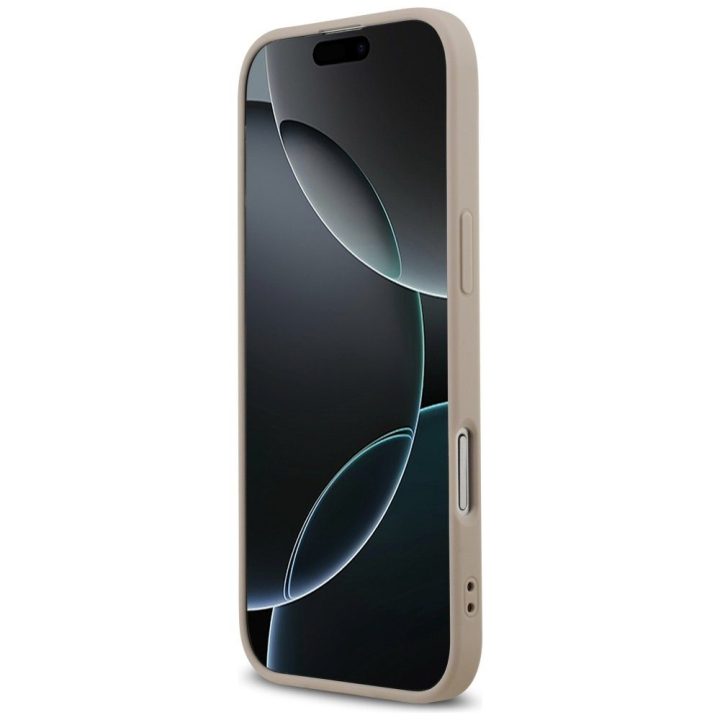 Dėklas telefonui iPhone 17 Air su MagSafe funkcija rožinis Guess