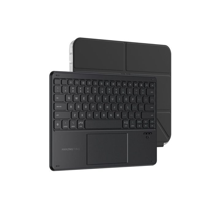 Dėklas su klaviatūra iPad 11 2025 Keylite Combo juodas AmazingThing