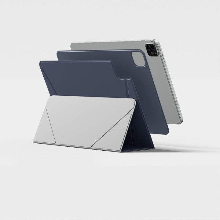Dėklas planšetei iPad Air M3 13 su stovu mėlynas AmazingThing