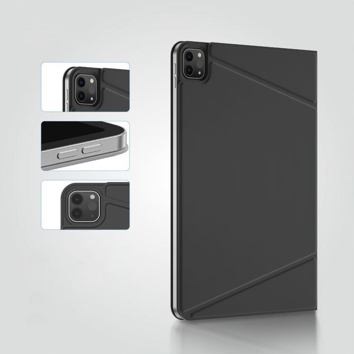 Dėklas iPad Air M3 13 su stovu juodas AmazingThing