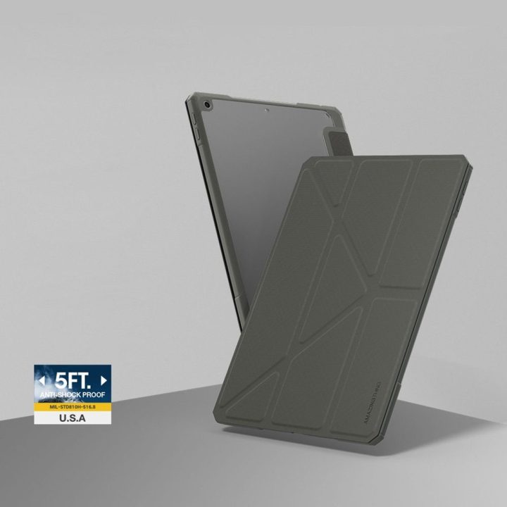Dėklas iPad Air M3 11 colių pilkas AmazingThing Titan Pro Folio