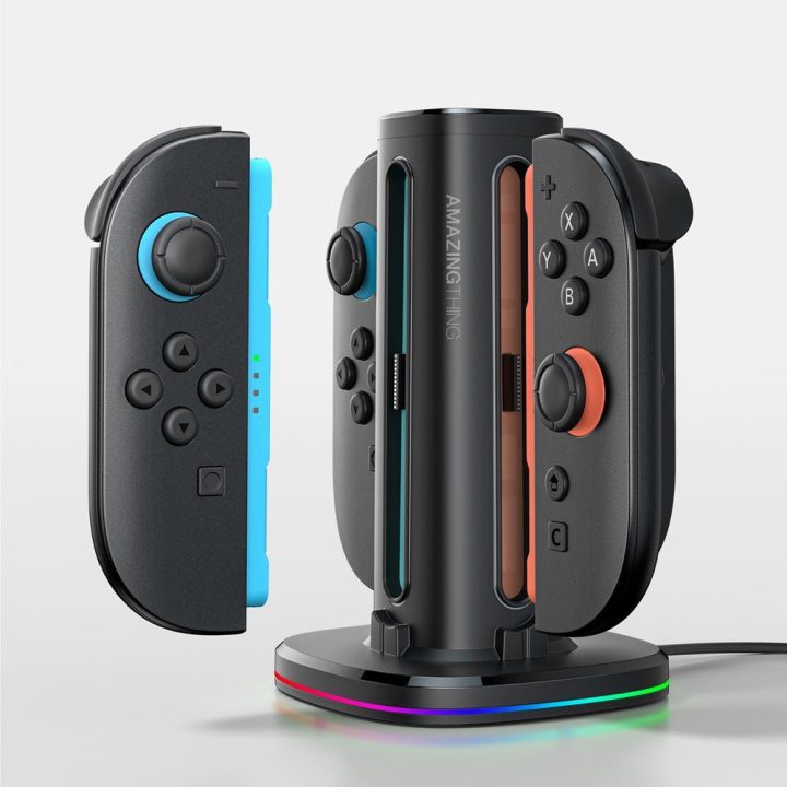 Įkrovimo stotelė Nintendo Switch valdikliams (2 vnt.) AmazingThing