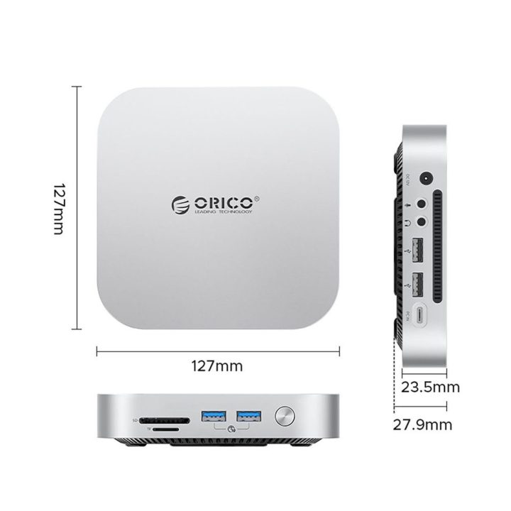 Doko stotelė su M.2 SSD lizdu Orico MiniLink 9-in-1 sidabrinė