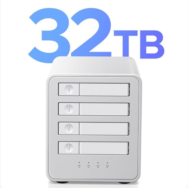 Išorinis 4 vietų 2.5 HDD/SSD diskų array įrenginys Orico