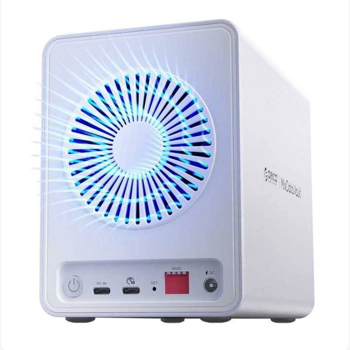 Išorinis 4 vietų 2.5 HDD/SSD diskų array įrenginys Orico