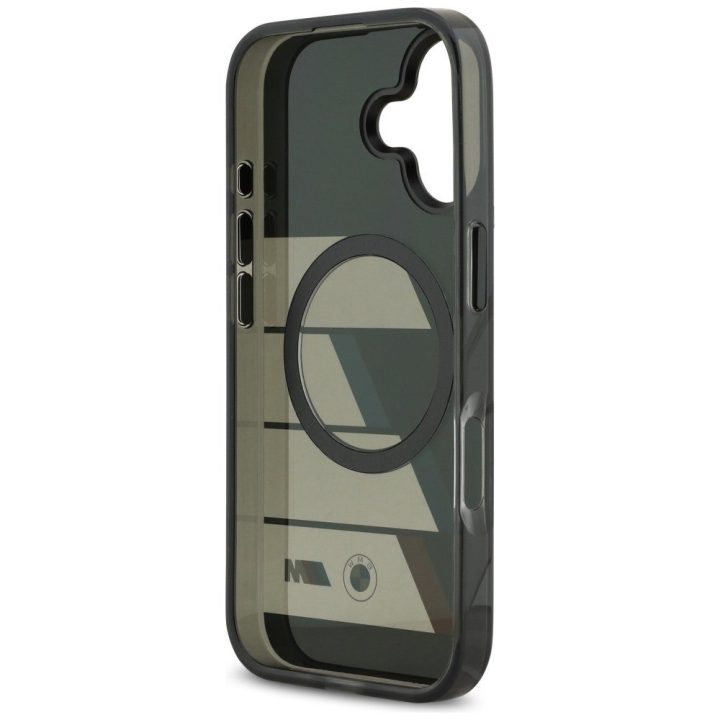 Dėklas telefonui iPhone 17 su MagSafe ir metaliniais mygtukais BMW M