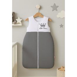 Kūdikių miegmaišis iš medvilnės TOG 2.5 visiems sezonams Little Princess antracito spalvos