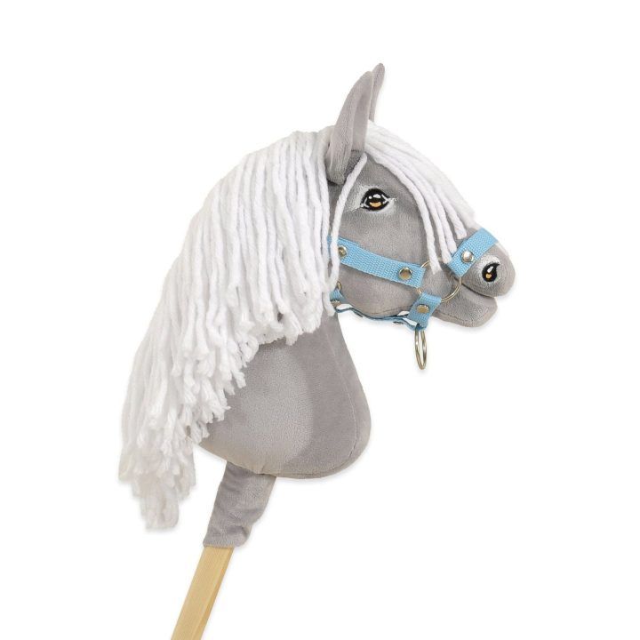 Hobby Horse pilkas arkliukas ant lazdos Premium A4