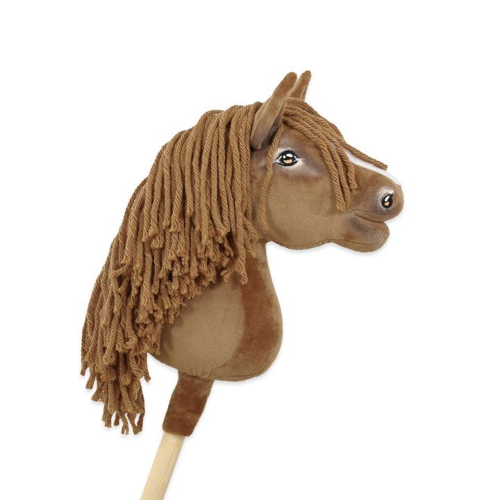Hobby Horse lazdelinis arkliukas Premium šviesiai kaštoninis A4