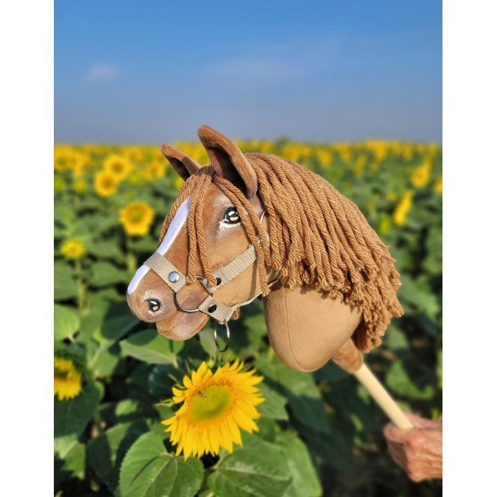 Hobby Horse lazdelinis arkliukas Premium šviesiai kaštoninis A4
