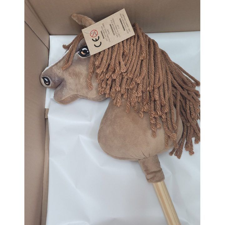 Hobby Horse lazdelinis arkliukas Premium šviesiai kaštoninis A4