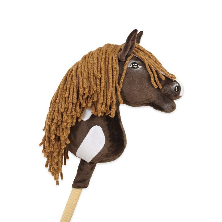 Hobby Horse lazdelinis arkliukas Super Premium western tamsaus bėro atspalvio A4