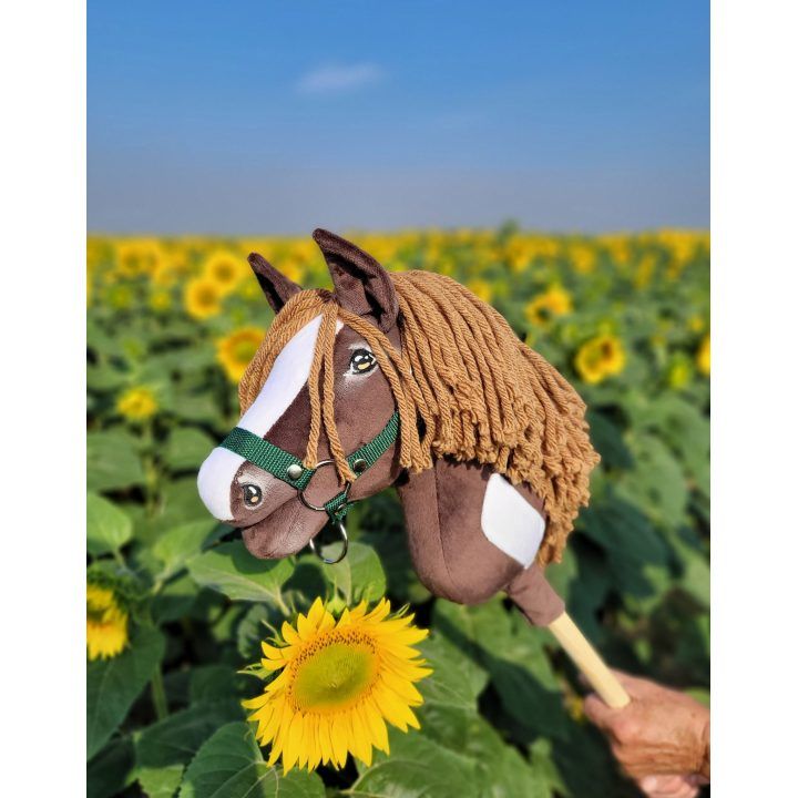 Hobby Horse lazdelinis arkliukas Super Premium western tamsaus bėro atspalvio A4