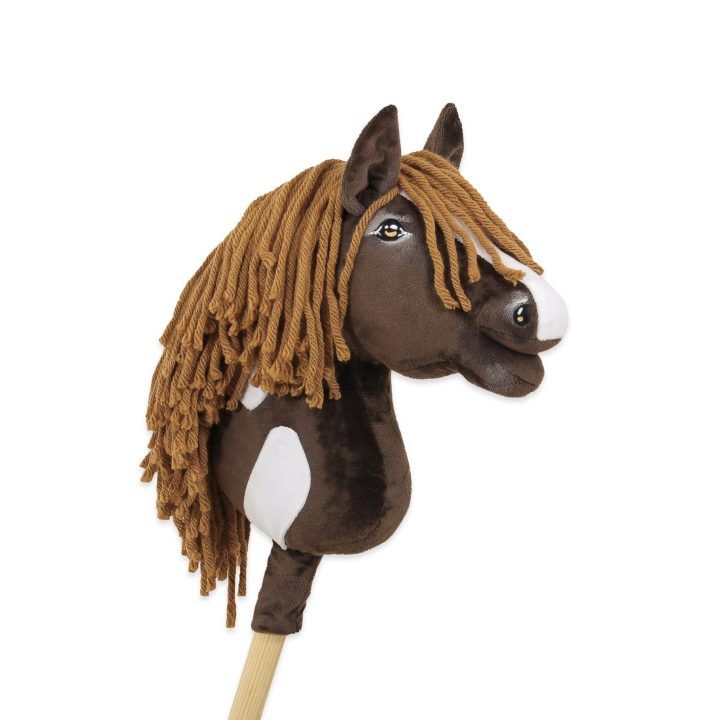 Hobby Horse lazdelinis arkliukas Super Premium western tamsaus bėro atspalvio A4