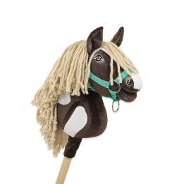 Hobby Horse lazdelinis arkliukas Super Premium western IV tamsiai rudas A4