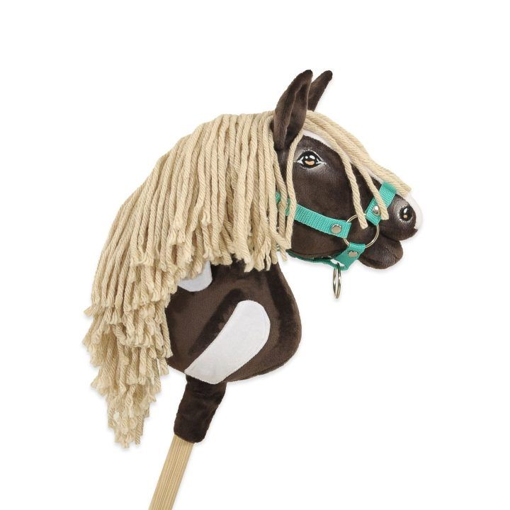 Hobby Horse lazdelinis arkliukas Super Premium western IV tamsiai rudas A4