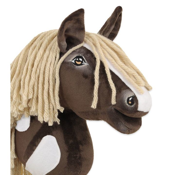 Hobby Horse lazdelinis arkliukas Super Premium western IV tamsiai rudas A4